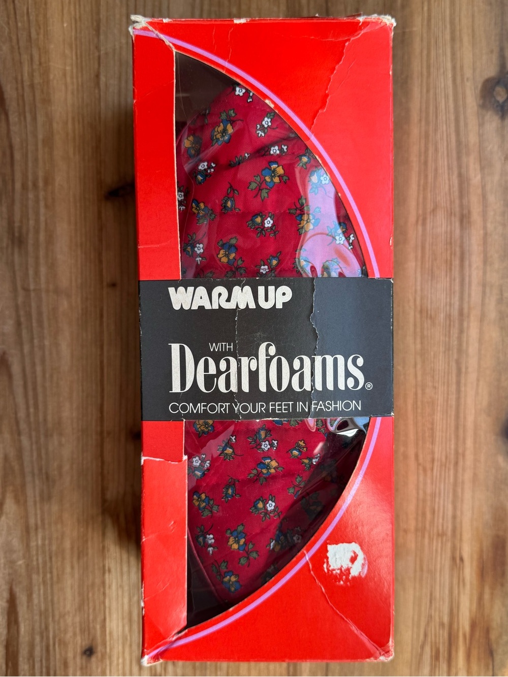NEW Vintage Dearfoam Slippers NIB